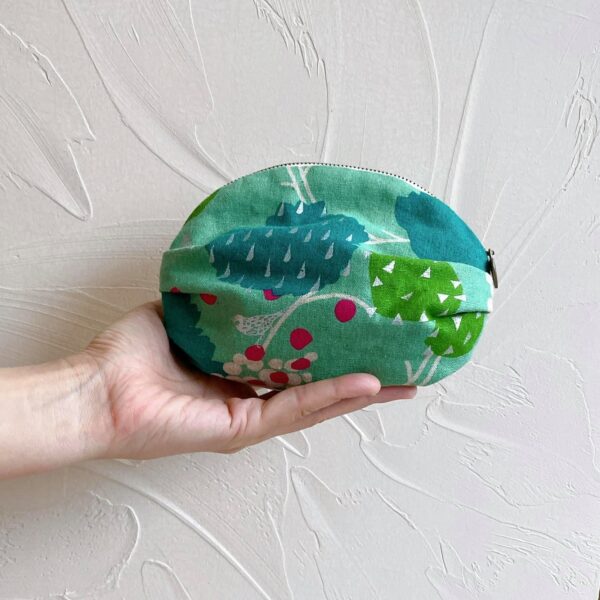 273800160_1074265966473043_5075082619143779082_n 日本設計師布 綠色飛鳥貝殼波奇包